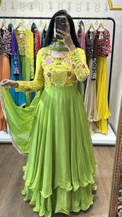 Nitya – Yellow & Green