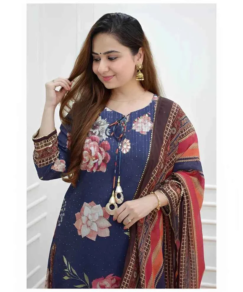 Aurora Blossom Sharara Suit Set