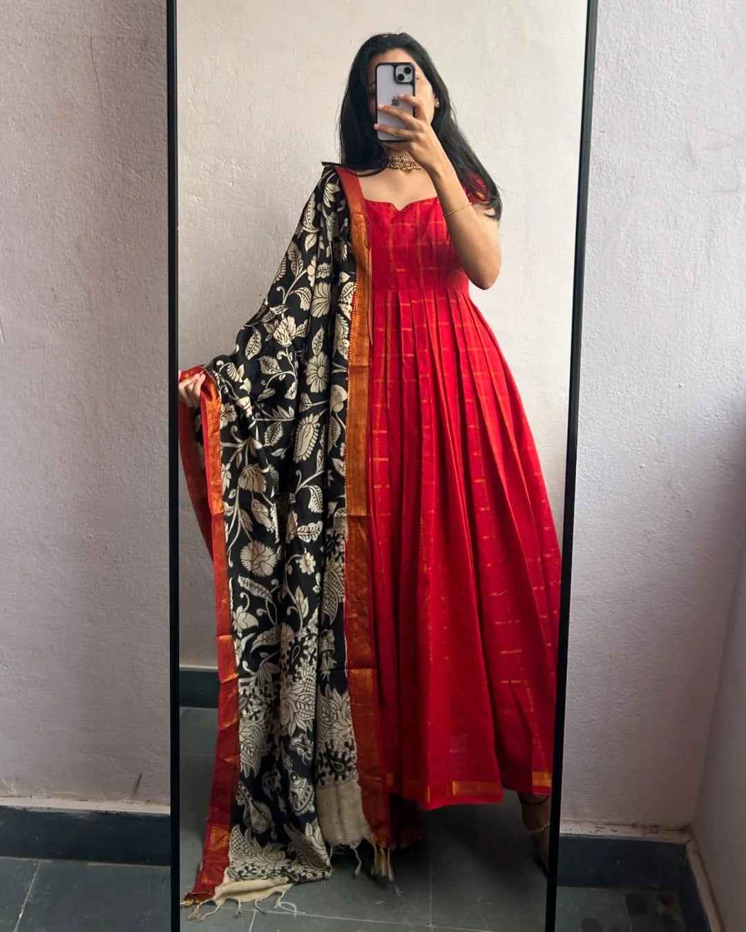 Sharanya Flared Kurta & Dupatta