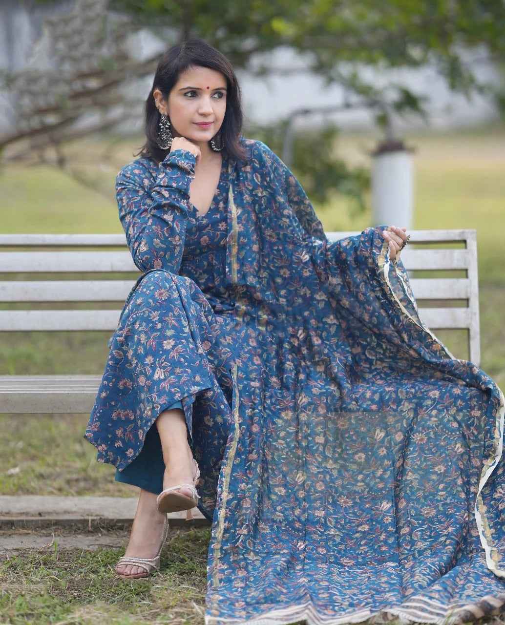 Bluebell Whisper Viscose Suit Set