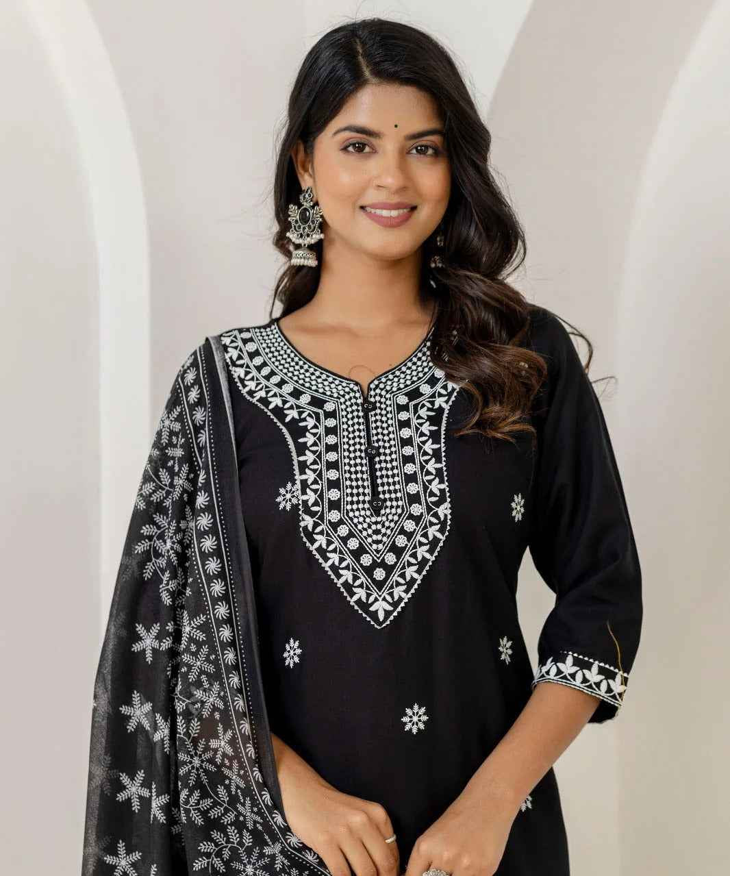 Noir Grace Viscose Rayon Suit Set