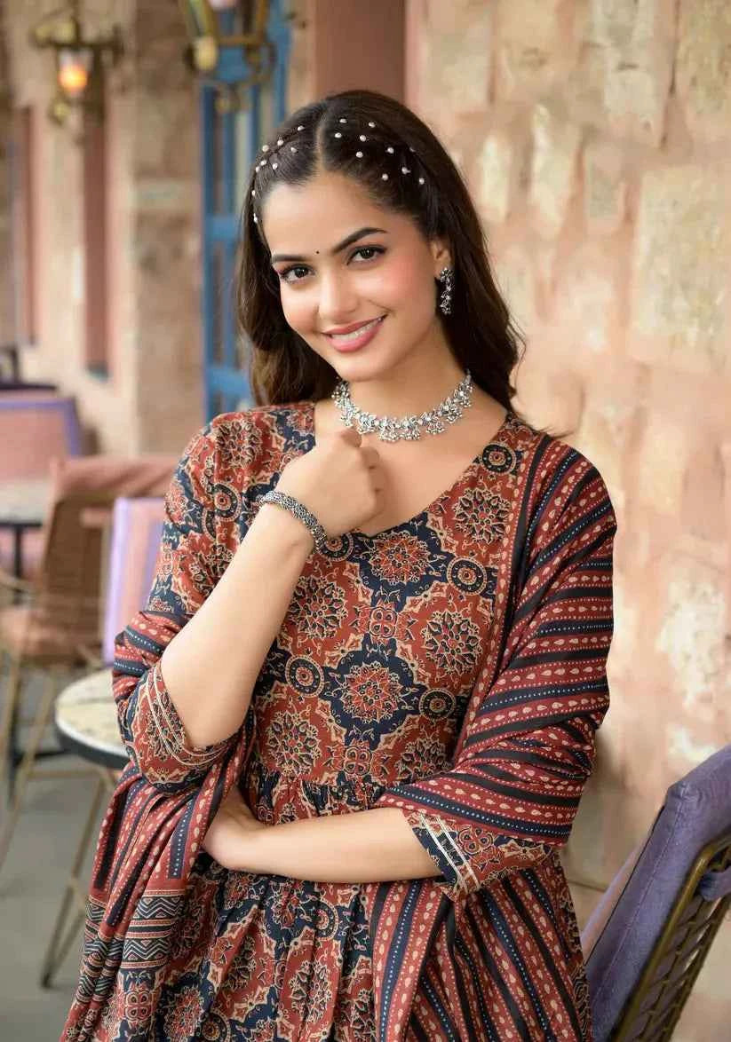 Rustwood Anarkali Charm Set