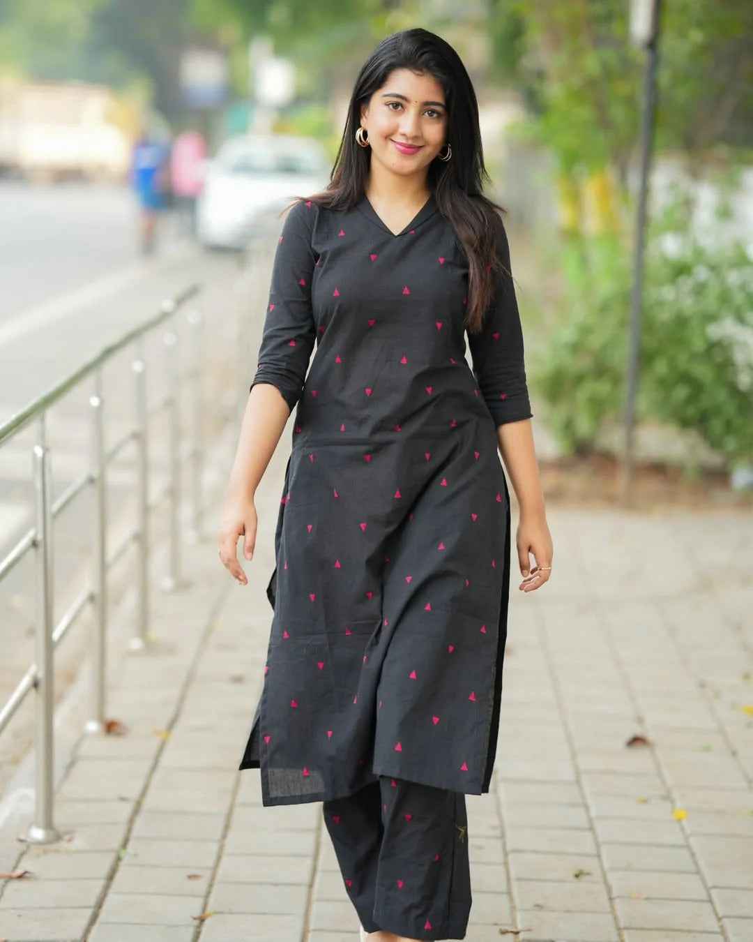 Pure Cotton Ensemble Designed For All-Day Comfort And Style