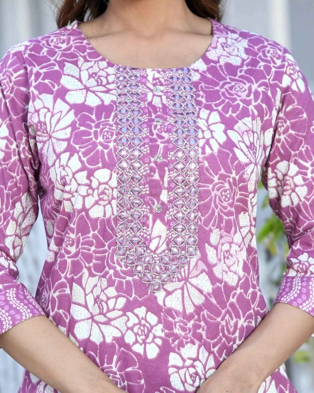 Aafreen Cotton Straight Suit Set