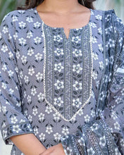 Gray Minimal Muse Rayon Straight Suit