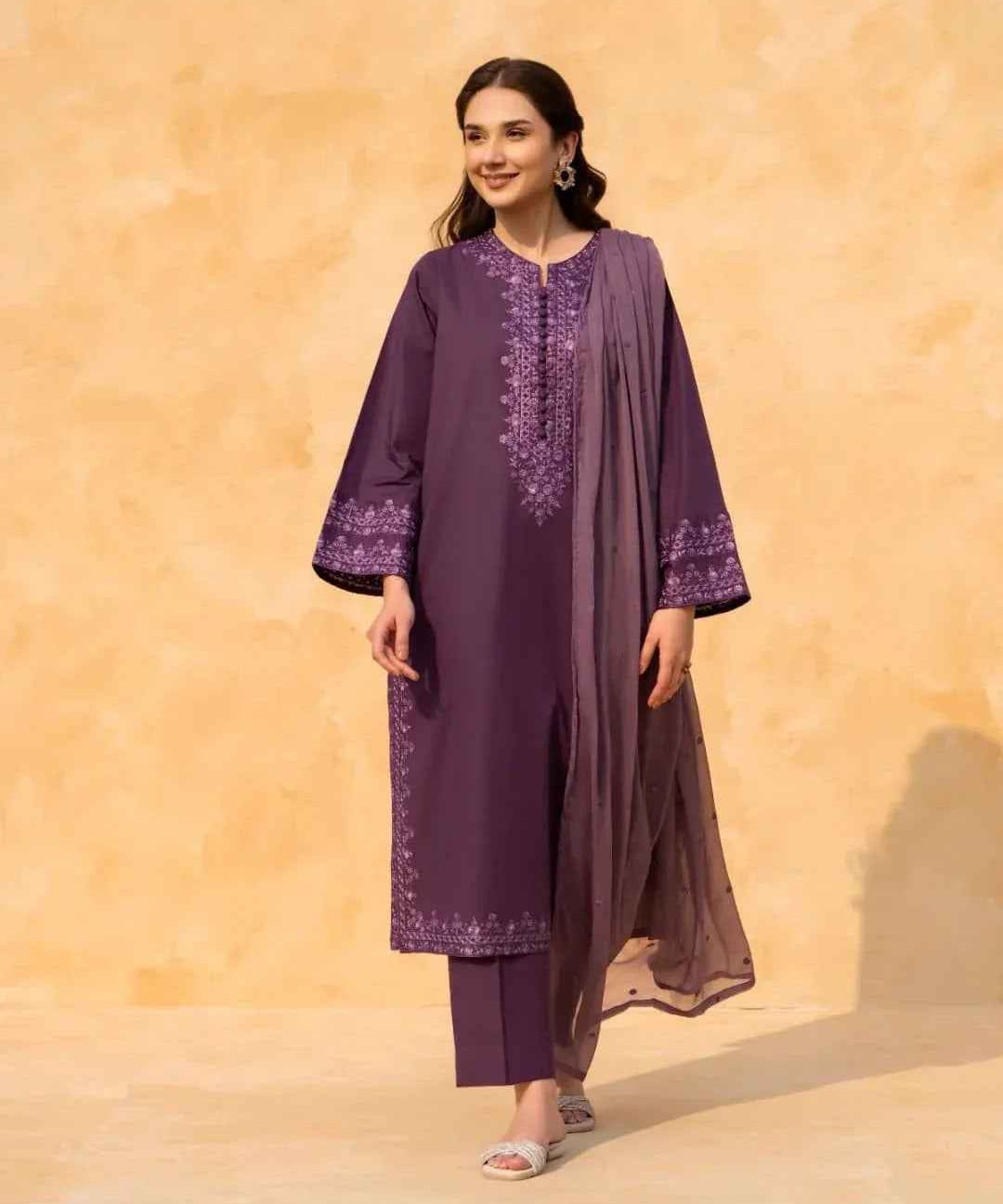 Ethnic Look In Our Wine Raw Silk Lace Work Kurta Set