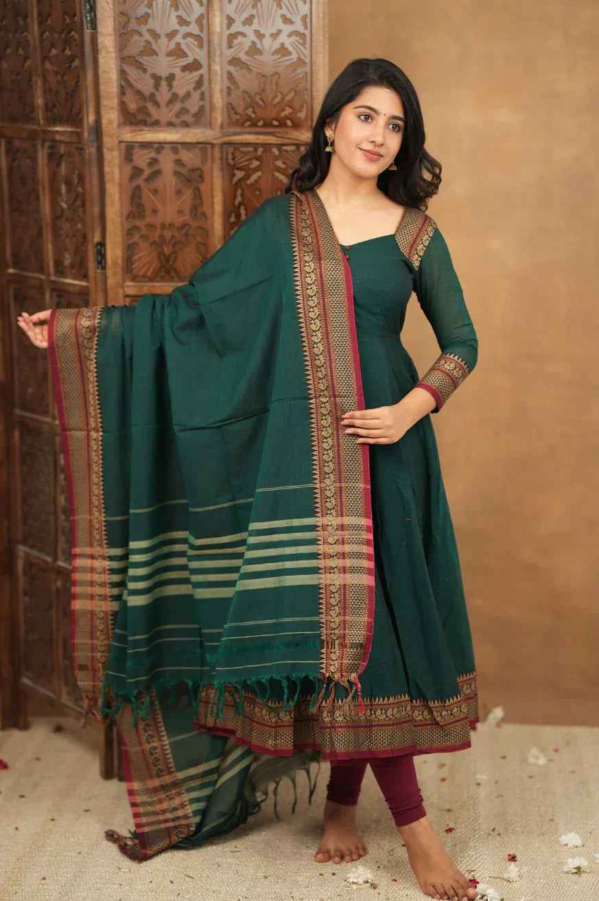 Premium Temple Anarkali