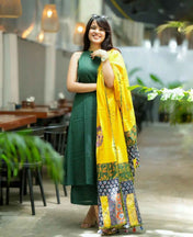 Green Color Kurta Set