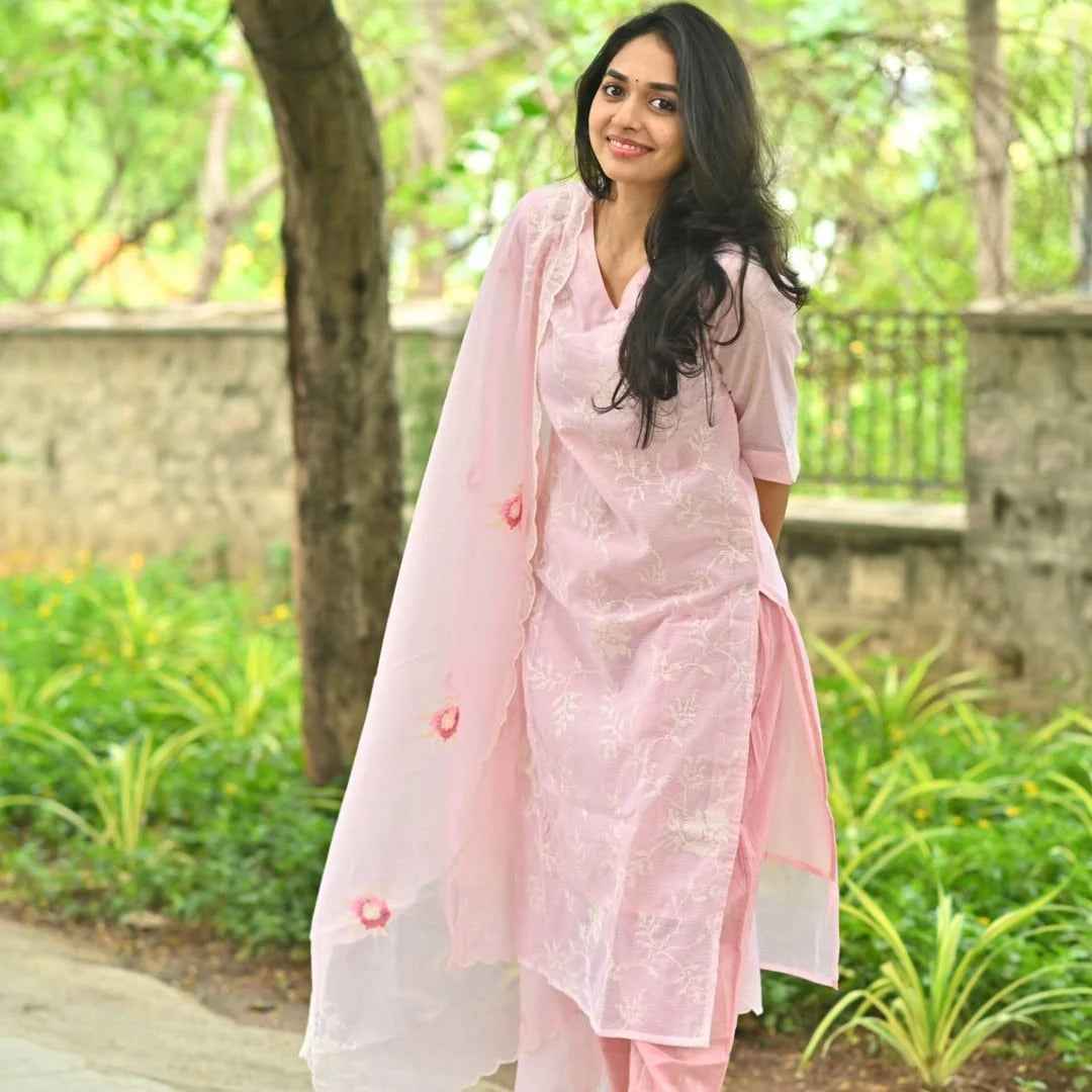 Beautiful Pink Kurta Set