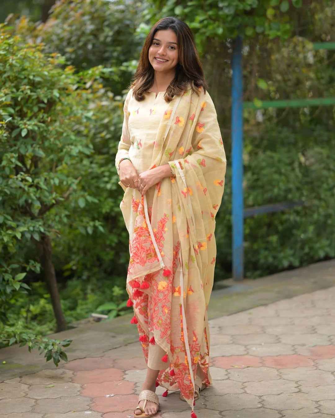 Jamdani Suit Set