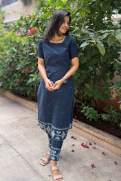 Midnight Elora Kurta Set