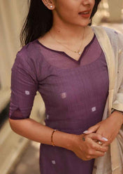 Aubergine Aura Top & Dupatta set