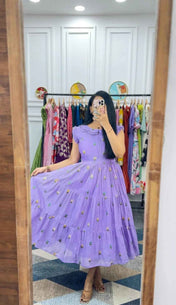 Phool (Mul Chanderi-Lavender)