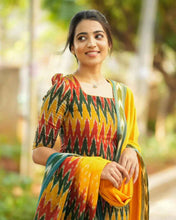 Pure Ikkat Cotton Salwar Suit Fully Stitched